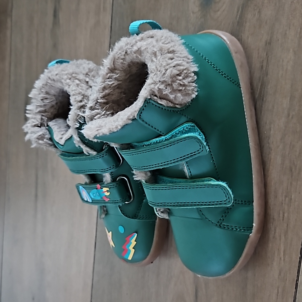 Ten Little Furry High Top Size 12 Emerald Green